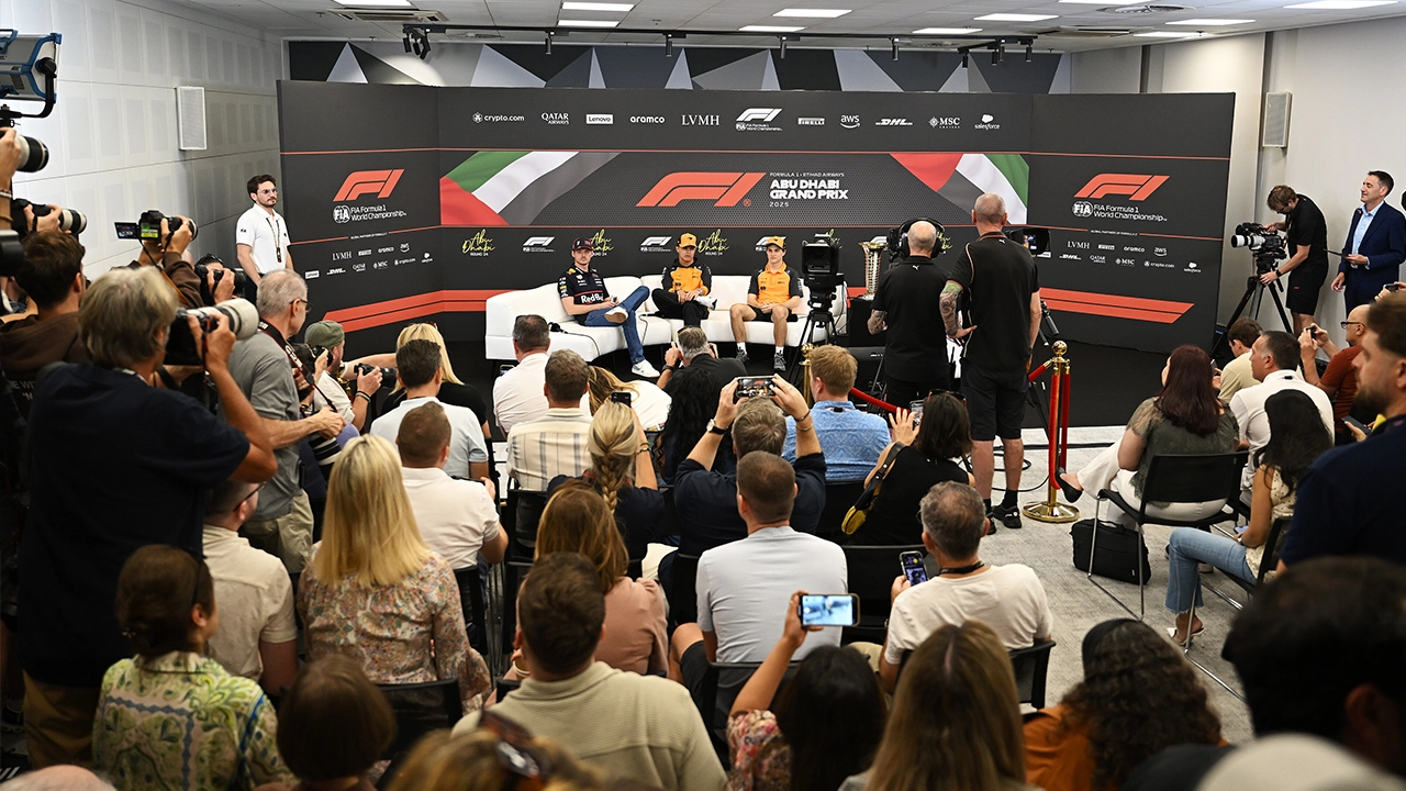 F1 Final Yarışı Için Verstappen, Norris Ve Piastri Basın Toplantısında