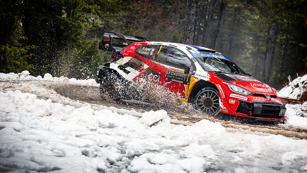 Sebastien Ogier Monte Carlo'da Çok Çabaladı Ama Solberg'i Yakalayamadı.