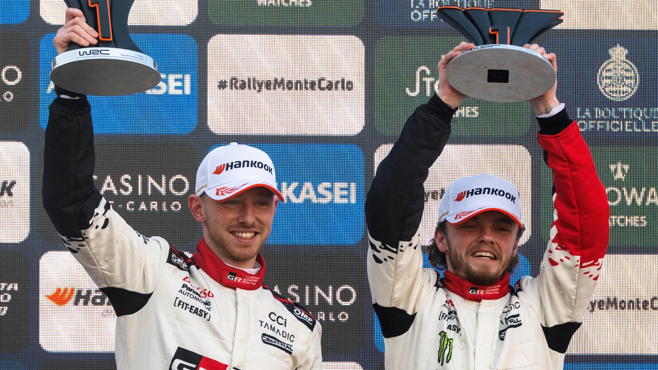 Toyota Gazoo Racing Wrt Takımından Oliver Solberg (İsveç) Ve Elliott Edmondson (Büyük Britanya), 25.01.2026 Tarihinde Monako, Monte Carlo'da Düzenlenen Dünya Ralli Şampiyonası'nı Birincilikle Tamamladı