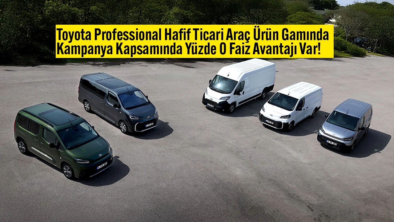 Toyota Khafif Ticari Araç Kampanya