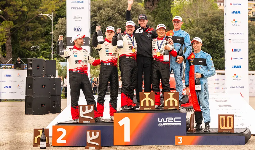 Wrc Hırvatistan Rallisi Podyum