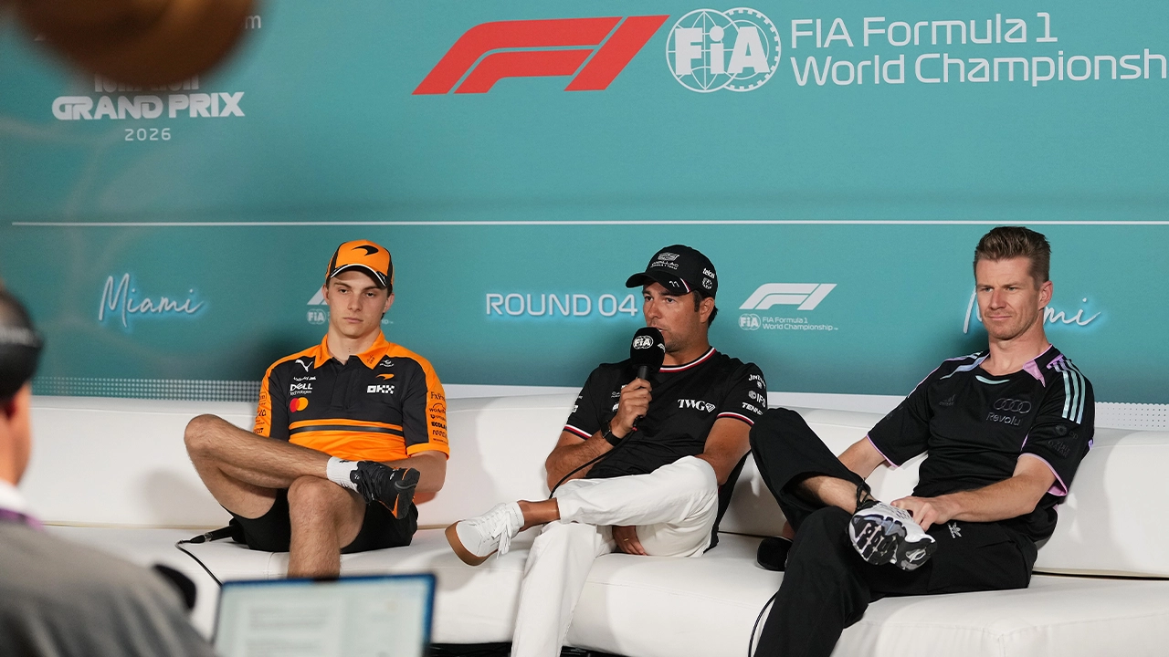 Piastri Perez Ve Hulkenberg Miami Gp Basın Toplantısı