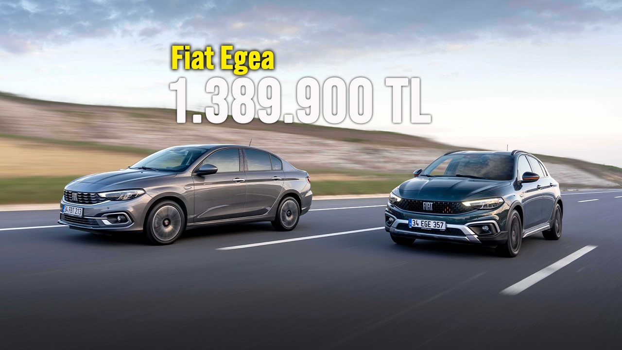 Son Dakika: FIAT Egea Sedan 1.6 URBAN 1.389.900 TL