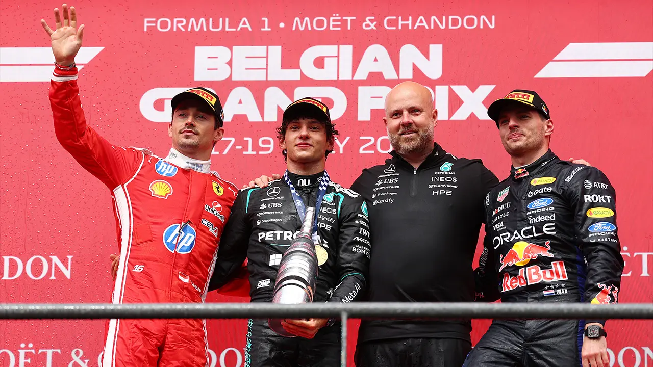 F1 Belçika GP'sinde Kimse Antonelli'yi Durduramadı!