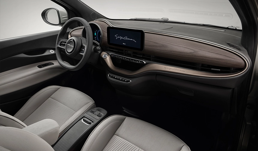 Fiat 500 Giorgio Armani Kokpit