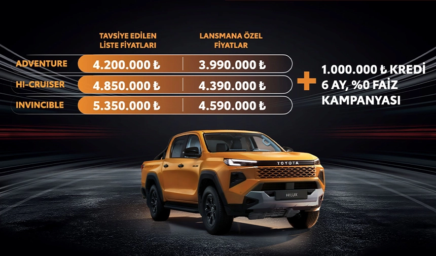 Hilux Fiyatlar