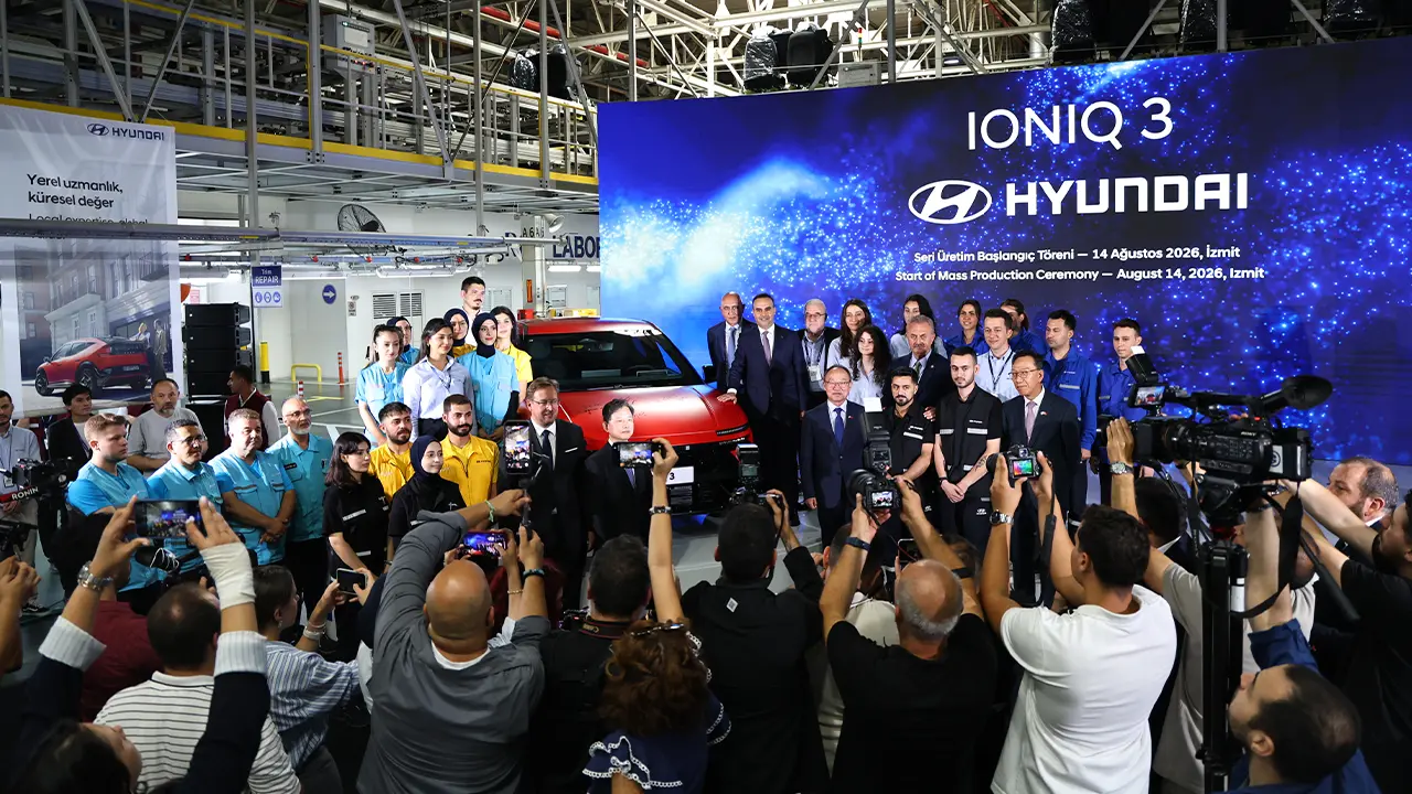 Ioniq 3 Üretim Startı Kocaeli Fabrikası'nda Verildi