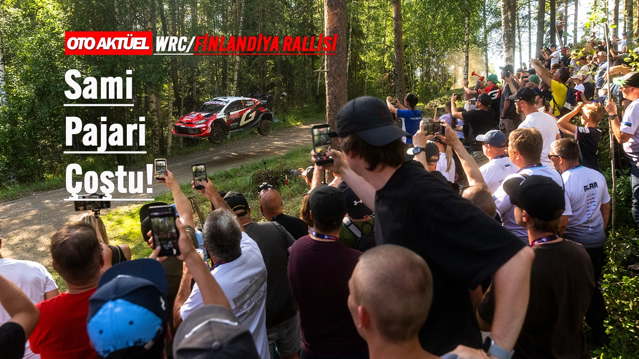 Pajari, Toyota ile WRC Finlandiya'da Tarih Yazdı