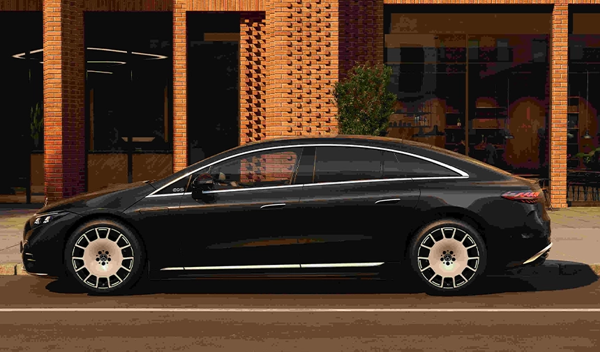 Mercedes Benz Eqs Yan Görünüm