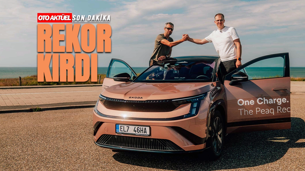 Škoda Peaq tek şarjla 936 km giderek rekor kırdı