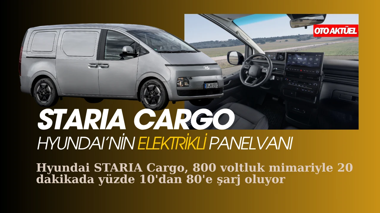 Hyundai'den Elektrikli Panelvan STARIA Cargo
