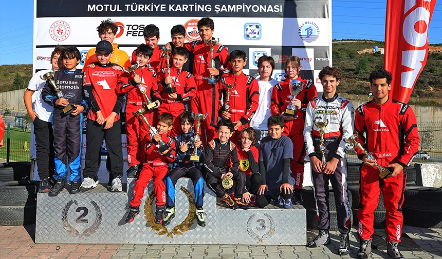 Istanbul Karting Yarışı Podyum